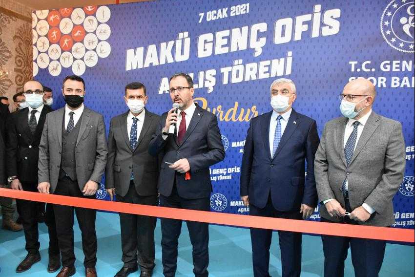 Gençlik ve Spor Bakanı Dr. Mehmet Muharrem Kasapoğlu MAKÜ’de