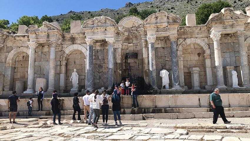 Sagalasos'un büyülü ortamı ziyaretçi akınına uğramaya başladı