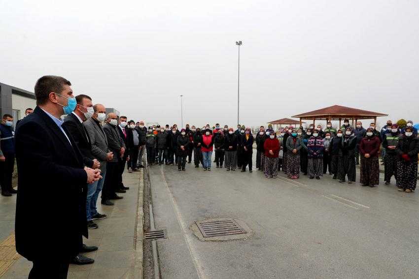 Başkan Ercengiz personelin yeni yılını kutladı