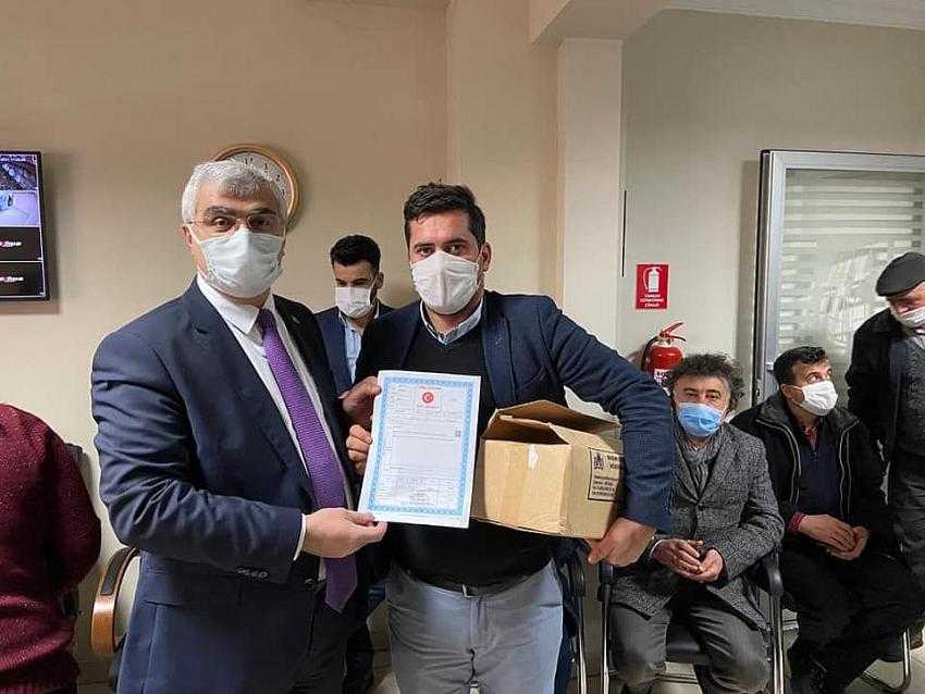 Burdur'da Tapular Muhtarlara Dağıtıldı