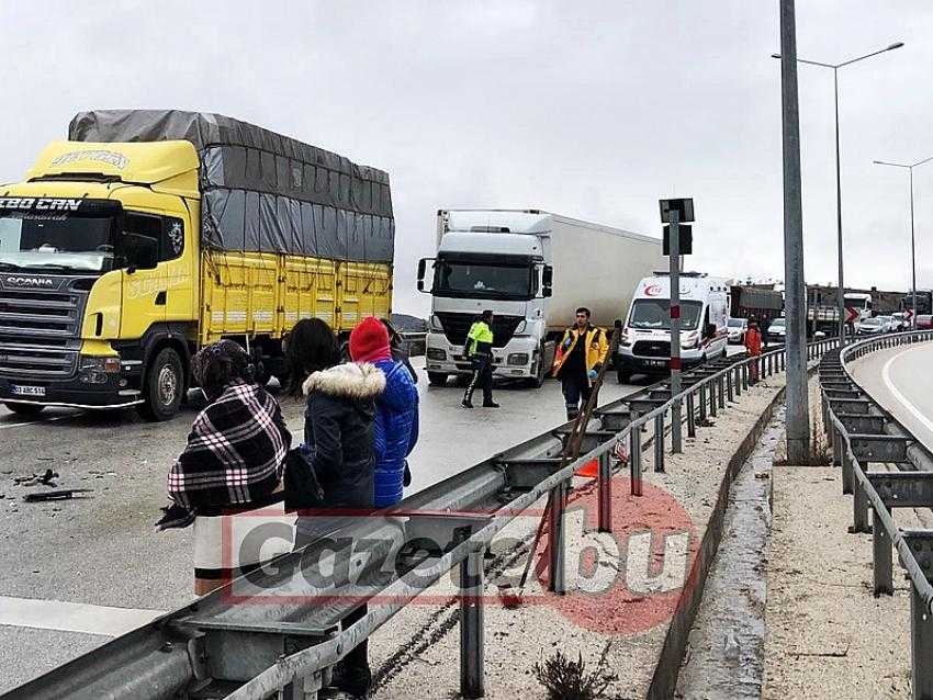 Zincirleme Kaza: 1 Yaralı, 3 Km Kuyruk OIuştu