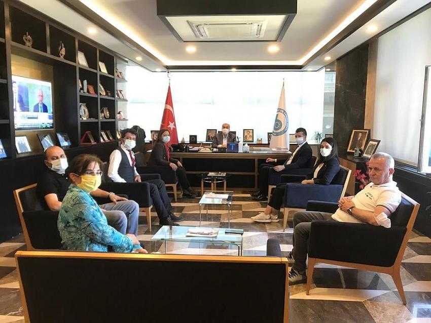 CHP Heyeti'nden Bucak TSO'ya Ziyaret Bölge Ticareti Hakkında Bilgi Aldılar