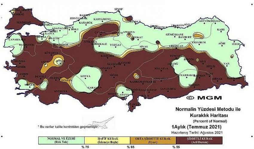 Burdur Olağanüstü Kuraklık Yaşıyor