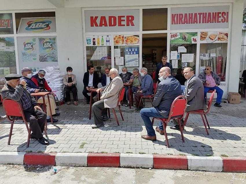 Başkan Erkan'dan Çeltikçi ve Bucak'ı Ziyaret