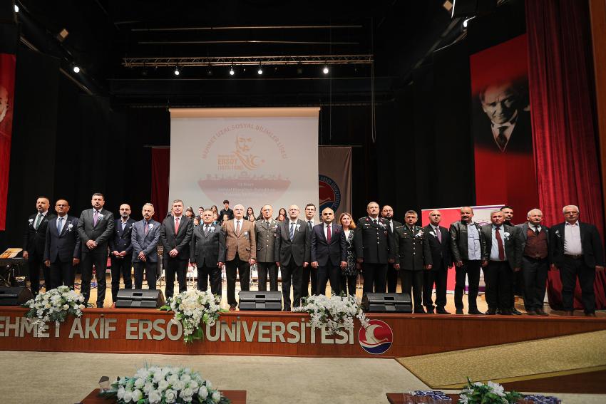 Burdur’da İstiklal Marşı’nın kabulünün 102. yıl dönümü kutlandı