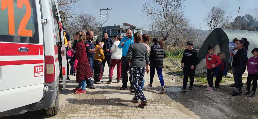 Burdur Bürokrasisinin Hatay Defne’de yoğun mesaisi