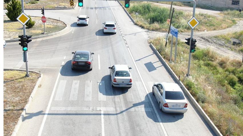 Burdur’da drone ile trafik denetimi: 30 araca ceza