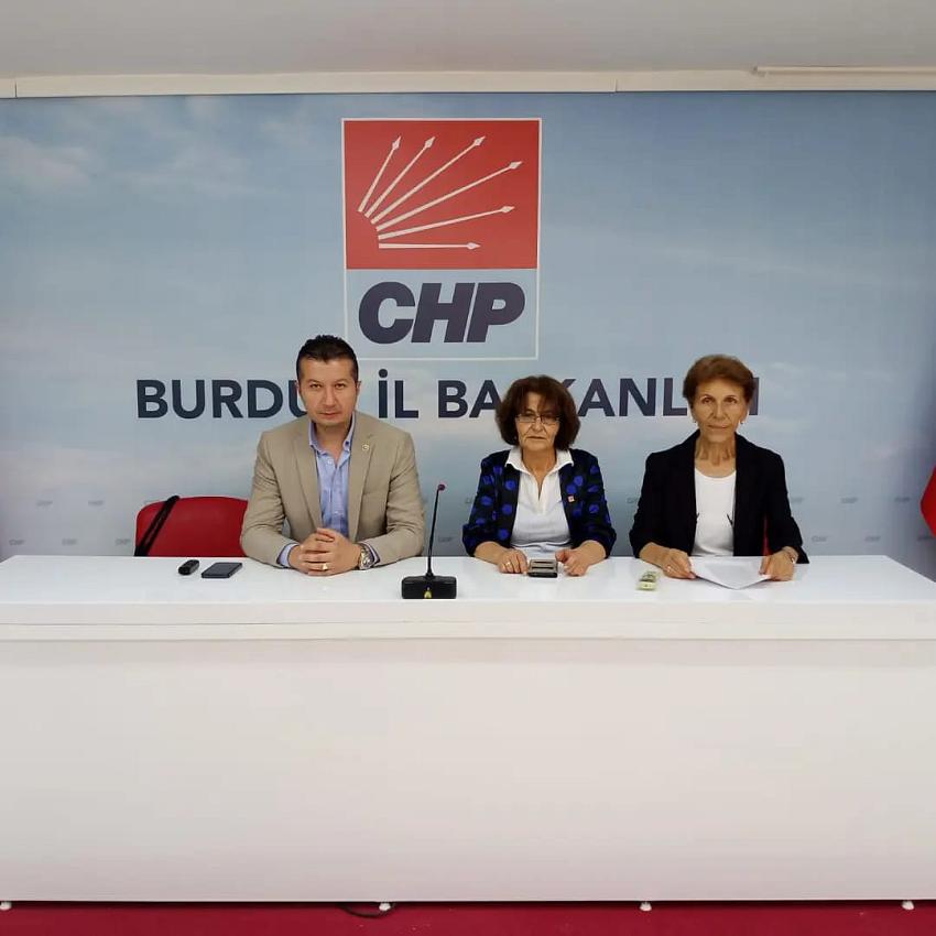 CHP Burdur Kadın Kolları Başkanı Zinet Gezer’den Bakan Göktaş’a tepki!