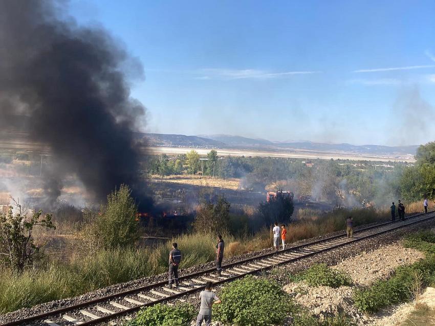 Burdur’da Yangın Paniği: Büyümeden Söndürüldü