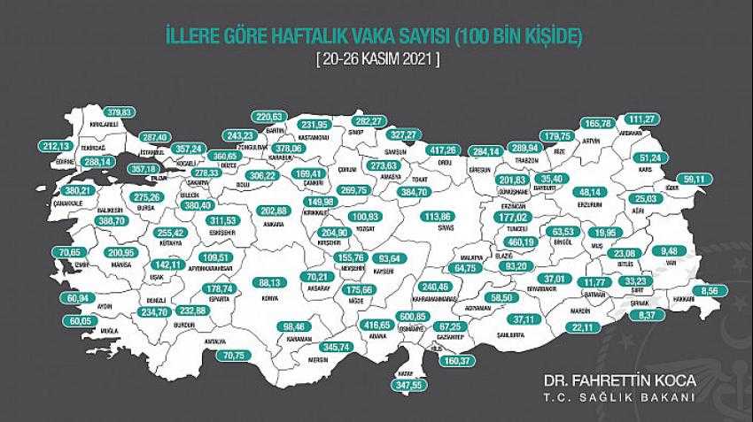 Burdur'da Vaka Artışı Sürüyor