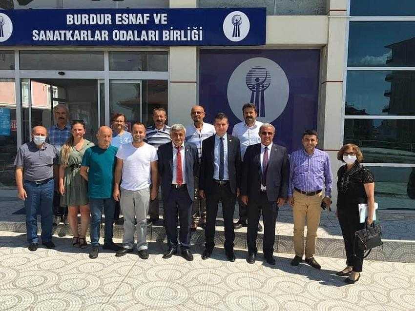 CHP Heyetinden Kurultay öncesi Oda Başkanlarına ziyaret