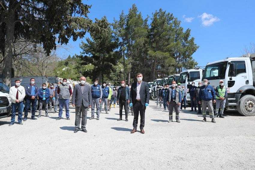 Başkan Ercengiz'den, Taşeron Personele Gıda Desteği