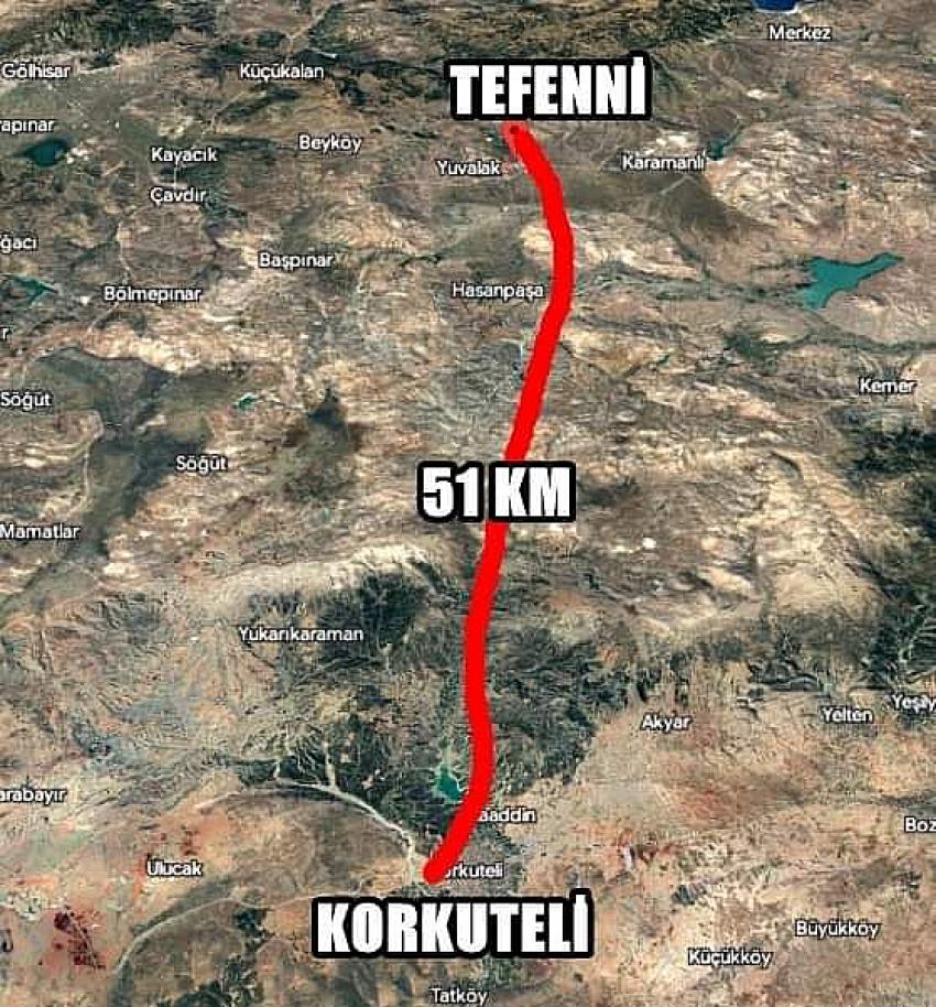 MİLLETVEKİLİ AKBULUT, ULAŞTIRMA VE ALTYAPI BAKANI’NA TEFENNİ-KORKUTELİ YOLUNU SORDU