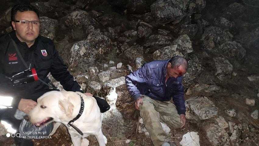 Jandarma ve AFAD Kayıp Vatandaşı Kısa Sürede Buldu