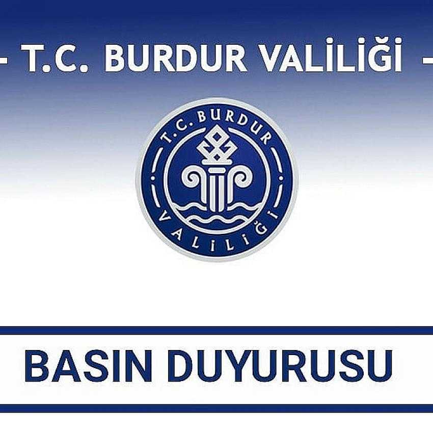 Burdur Valiliği Yeni Alınan Kararları Açıkladı