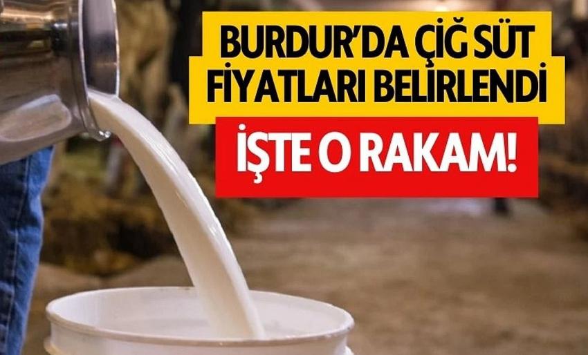 Burdur Köy Koop, Üreticilere Yeni Çiğ Süt Fiyatını Açıkladı