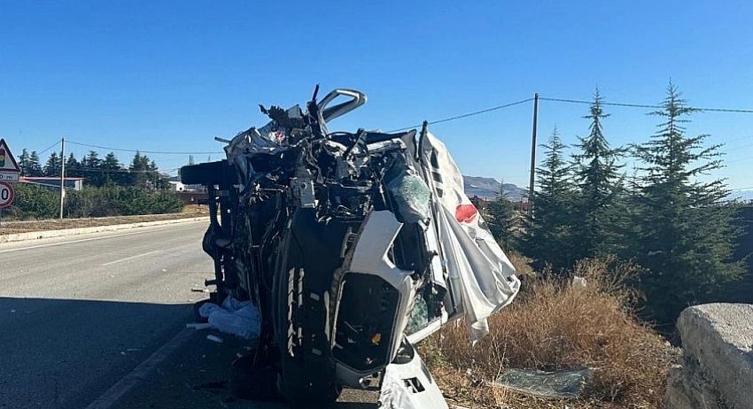 Burdur’da meydana gelen trafik kazasında 1 kişi hayatını kaybetti