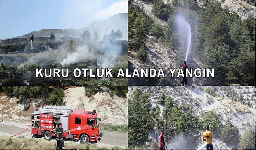 Burdur'da Faciaya Ramak Kala Yaklaşık 50 Dönüm Arazi Kül Oldu