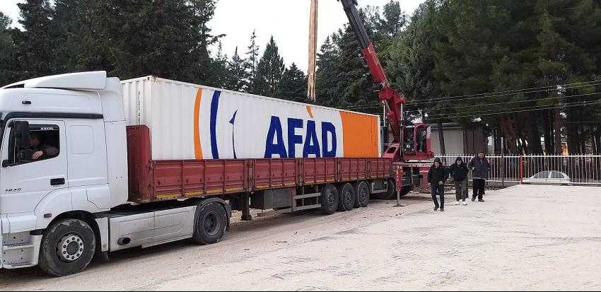 BURDUR'A AFET VE ACİL DURUM CEP DEPOSU