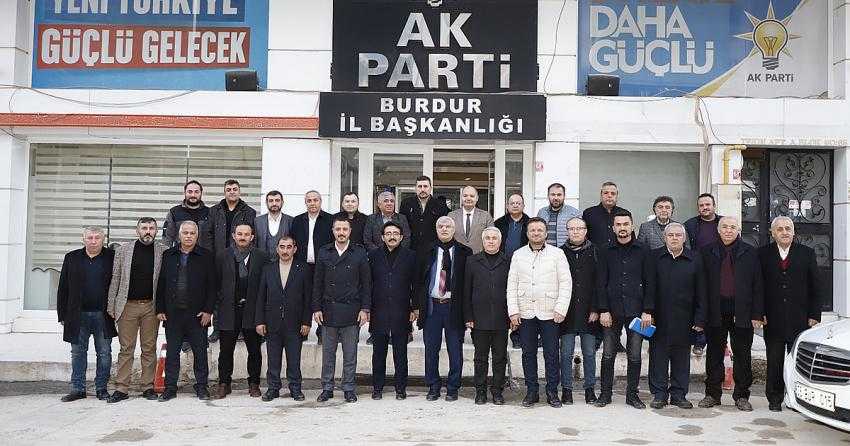 AK PARTİ BURDUR’DAN İLÇELERLE OCAK AYI İSTİŞARE TOPLANTISI