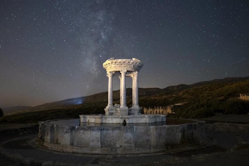 Burdur’da Perseid Meteor Yağmuru görsel şölen sundu