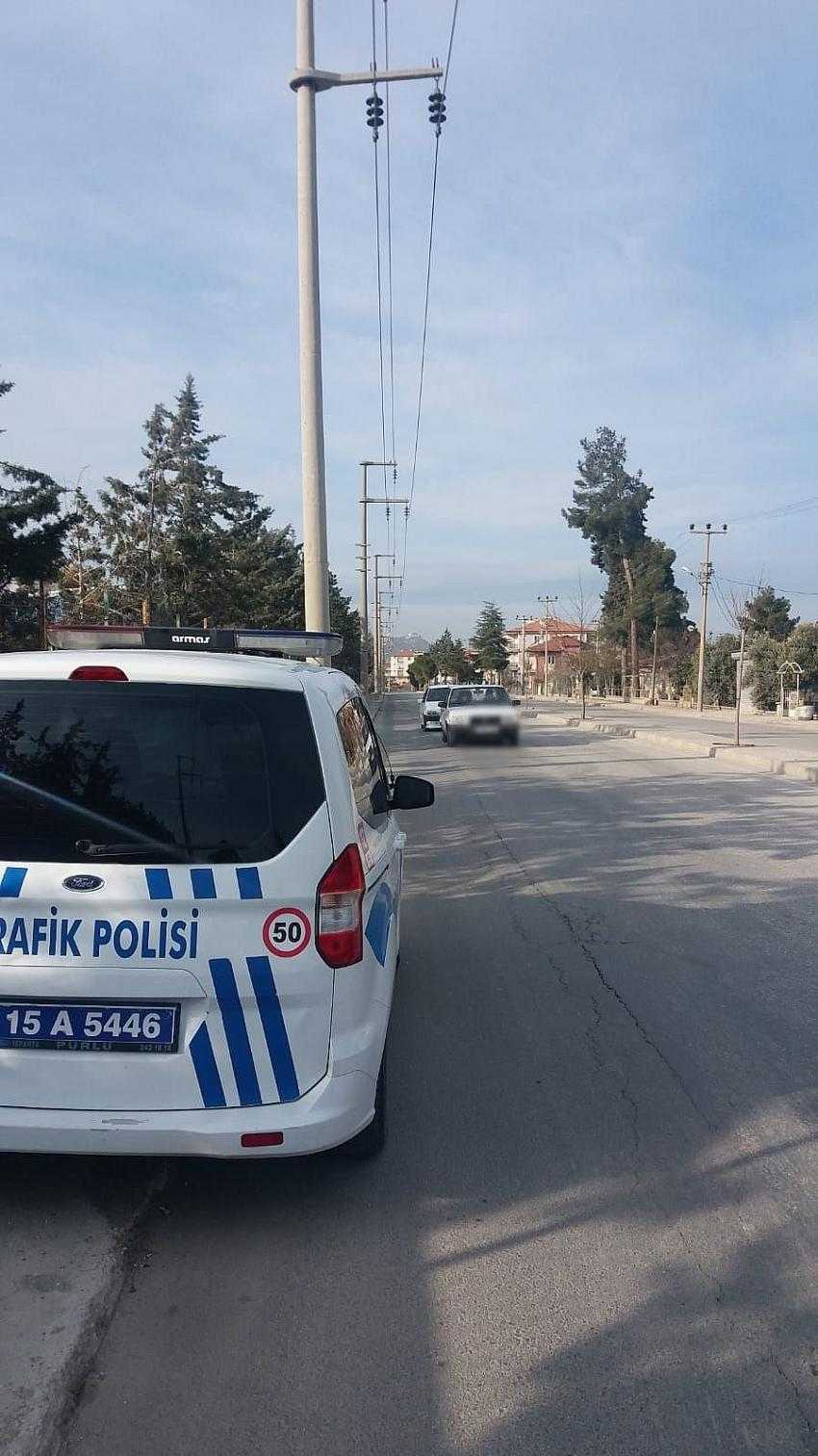 Burdur'da Emniyetten Trafik Denetimi