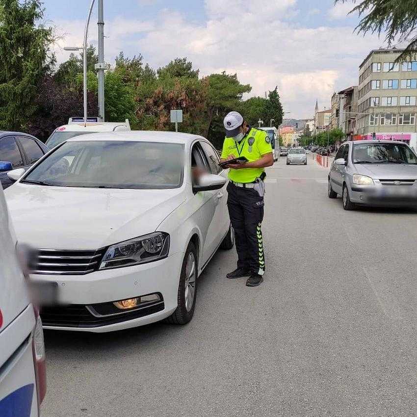 Burdur'da Emniyetten Trafik Denetimi 156 Araca Ceza