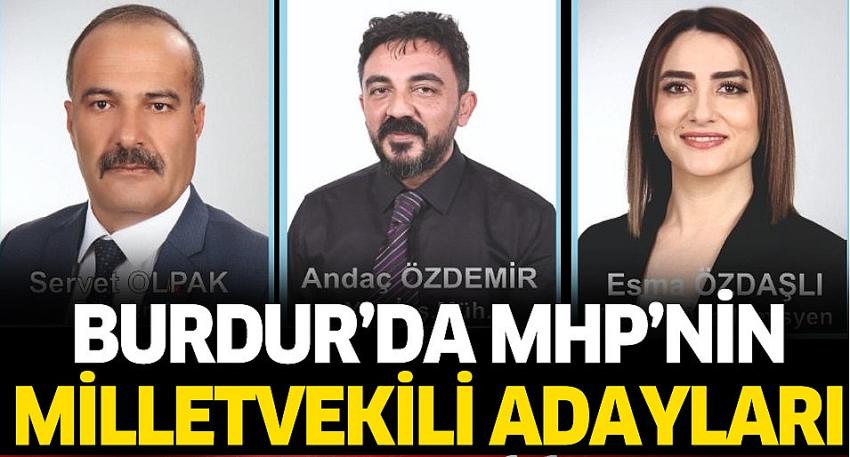 İşte MHP Burdur Milletvekili Adayları