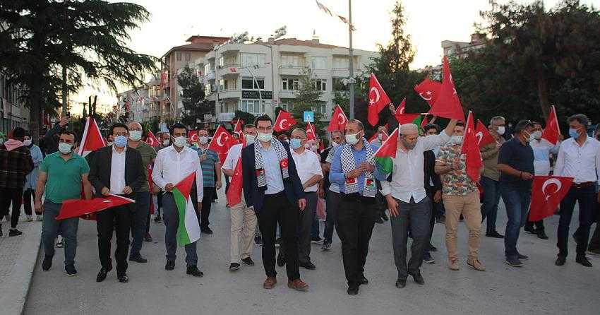 BURDUR’DA KUDÜS KONVOYU