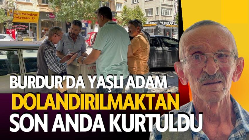 Yaşlı adamı, polisler ve arkadaşları kurtardı