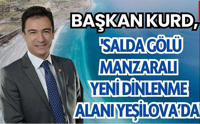 Salda Gölü Manzaralı Yeni Dinlenme Alanı Yeşilova’da