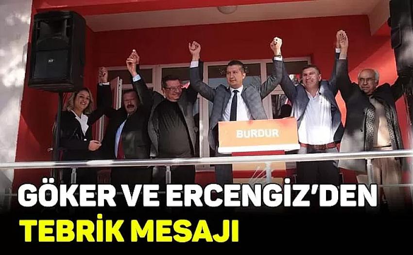 Milletvekili Göker ve Başkan Ercengiz’den tebrik mesajı