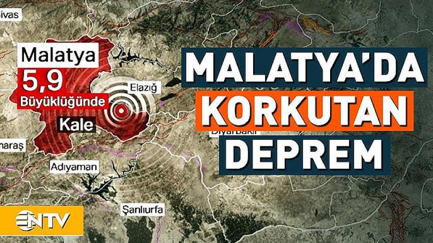 Malatya’da 6.00’lık Deprem! Üç Şehirde Panik Yaşandı