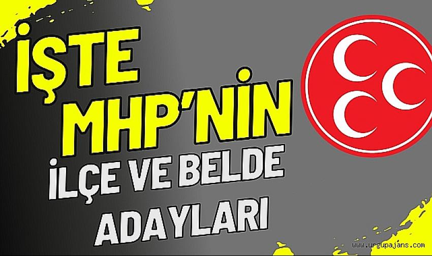 MHP Burdur'un ilçelerinde Başkan adaylarını açıkladı