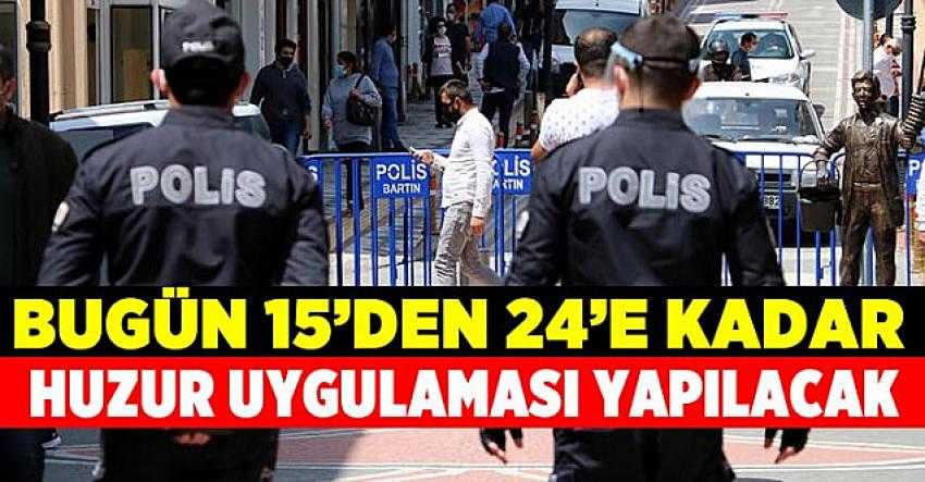 Bugün saat 15.00-24.00 arasında da 