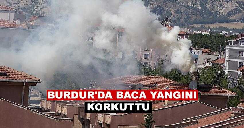 BURDUR’DA BACA YANGINI KORKUTTU