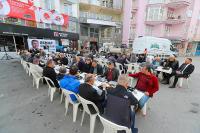 Başkan Ercengiz, Cümbüşlü Caddesi esnafıyla buluştu