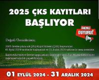 Burdur’da 2025 Üretim Yılı ÇKS Başvuruları Başladı