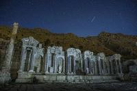 Burdur antik kentinin güzelliği, perseid meteor yağmuru ile buluştu