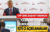 CHP Genel Başkan Yardımcısı Zeybek, Burdur'da konuştu!