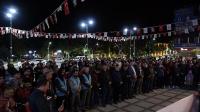 Gazze’deki hastane saldırısı Burdur’da da protesto edildi