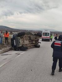 BEYKÖY KAVŞAĞI’NDA KAZA 3 YARALI