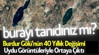 Burdur Gölü'nün 40 Yıllık Değişimi Uydu Görüntüleriyle Ortaya Çıktı