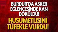 Burdur'da Asker Eğlencesinde Kan Döküldü! Husumetlisini Tüfekle Vurdu!