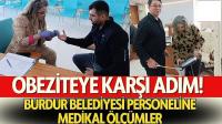 Burdur Belediyesi Personeline Sağlık Taraması Yapıldı!