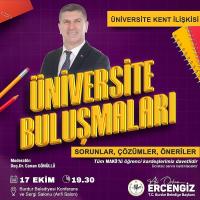 Başkan Ercengiz, Üniversiteli öğrencilerle buluşuyor