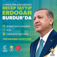 Cumhurbaşkanı Erdoğan'ın Burdur programı netleşti! 