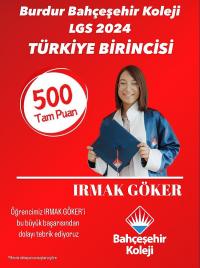 LGS 2024 TÜRKİYE ŞAMPİYONU BURDUR BAHÇEŞEHİR KOLEJİNDEN!