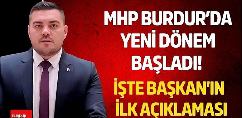 MHP Burdur’da Yeni Dönem Başladı! İşte Başkan'ın İlk Açıklaması