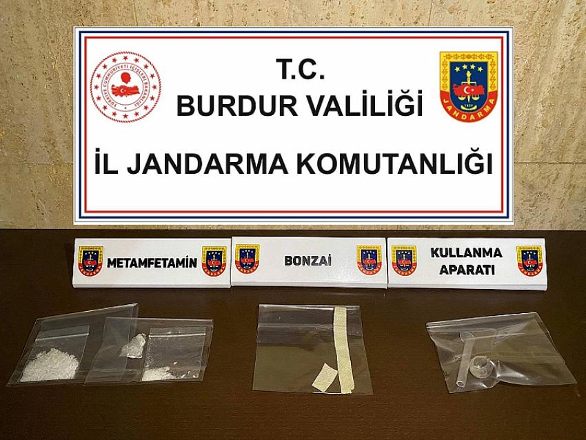 Burdur'da operasyon 2 şahıs tutuklandı